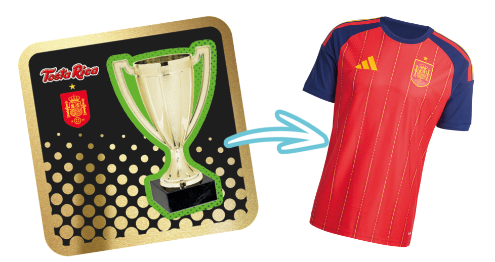 TostaStar y Camiseta de la Roja