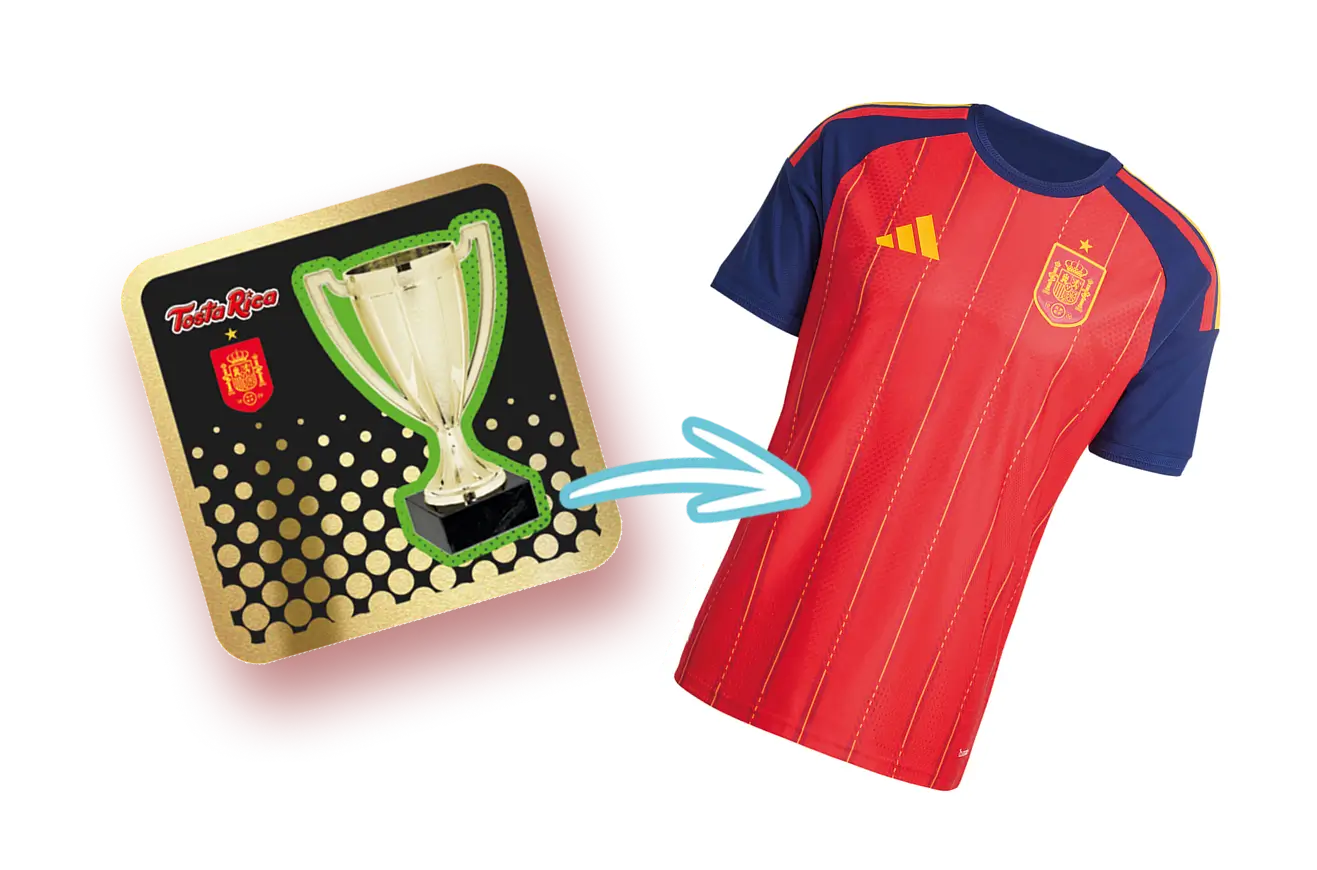 TostaStar y Camiseta de la Roja